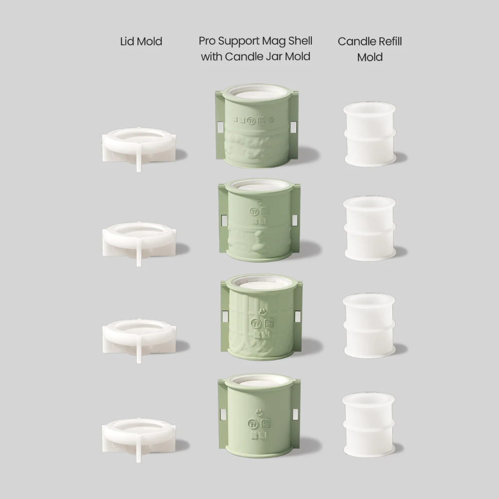 Boowan Nicole: Traces of the Palace Candle Jar Silicone Mold