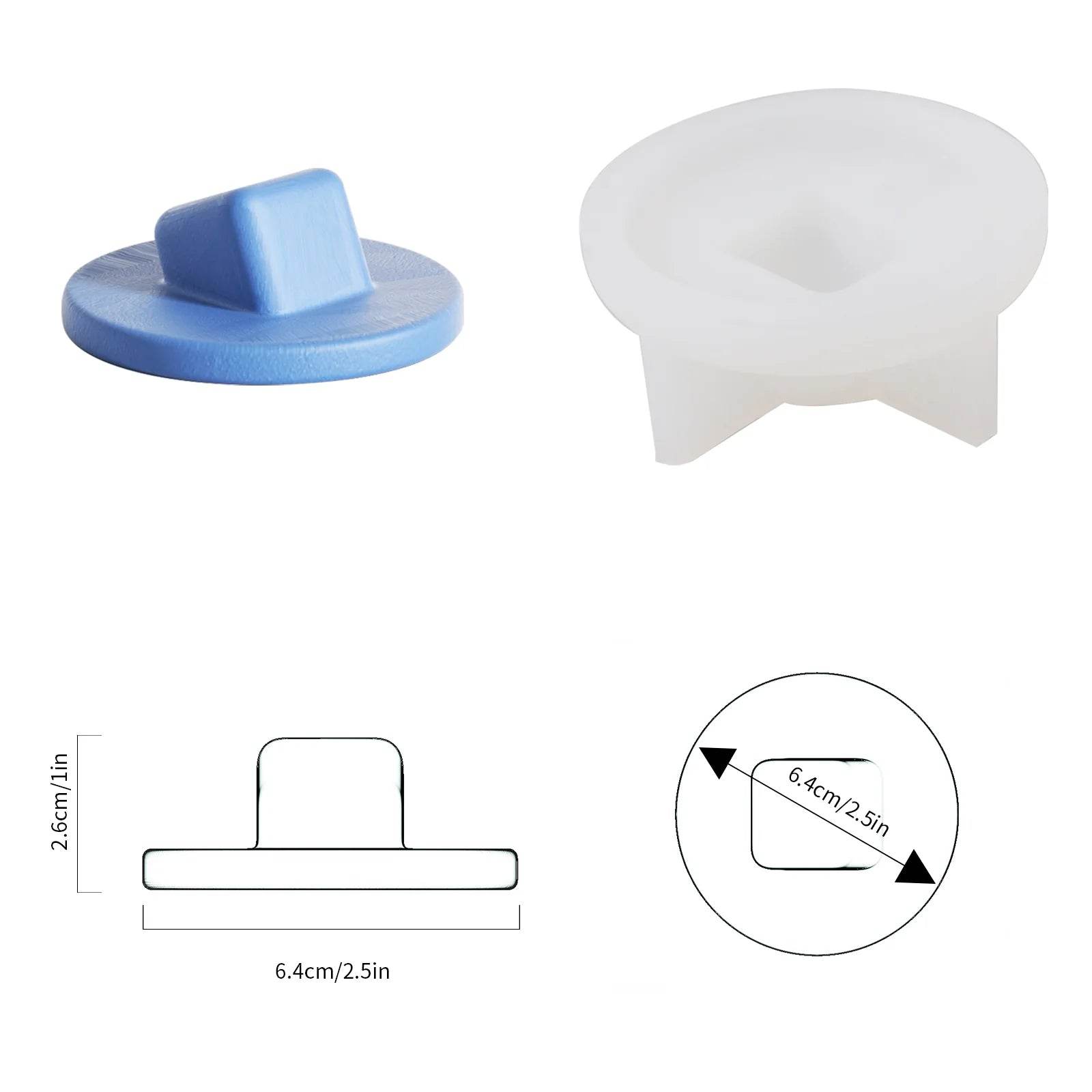 Boowan Nicole: Geometric Candle Jar with Lid Silicone Mould - BohriAli.com