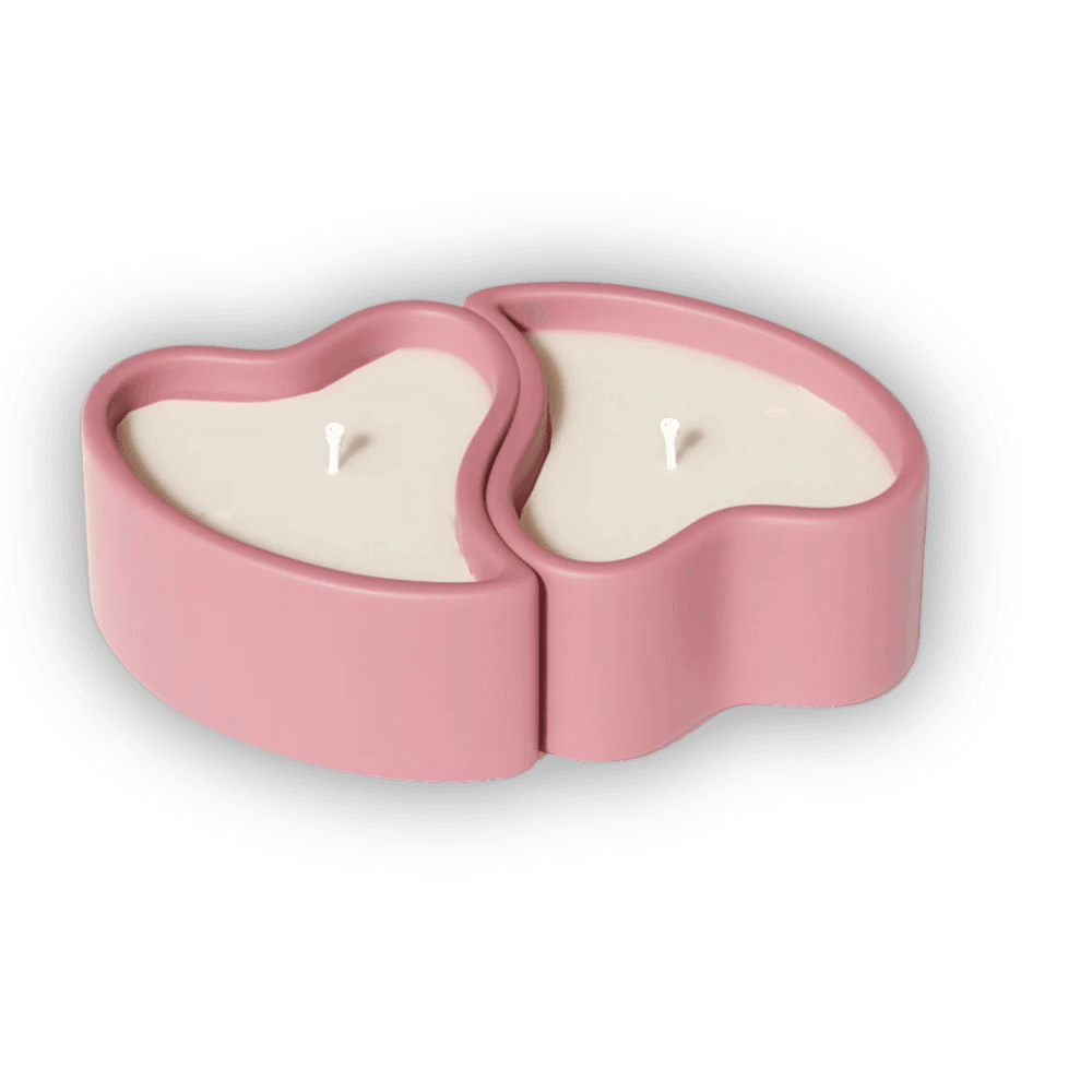 Boowan Nicole: Eternal Kiss of Hearts Candle Jar Silicone Mold - BohriAli.com