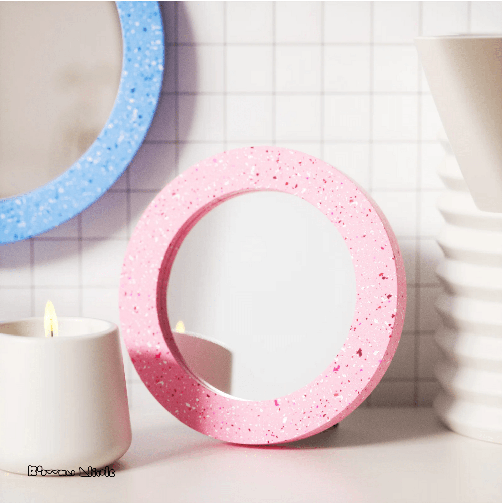 Boowan Nicole: Mirror Frame Silicone Mould with Accessories