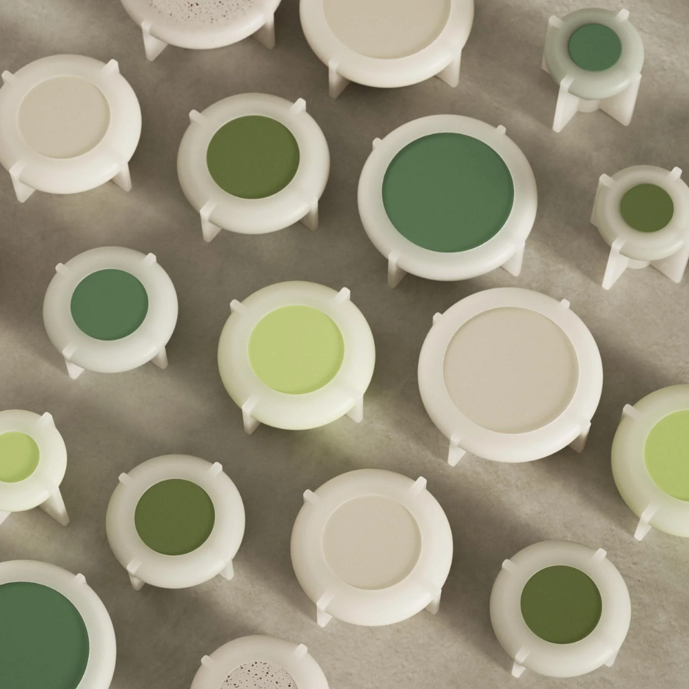 Boowan Nicole: Serene Stacking Christmas Tree Candle Jar Silicone Mold