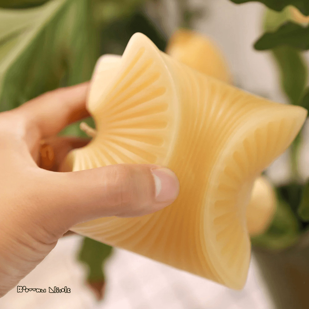 Boowan Nicole: Ribbed Twisted Cube Candle Silicone Mould - BohriAli.com