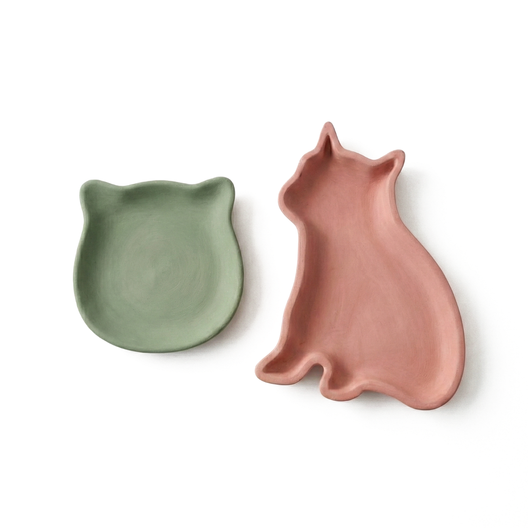 Cat Trinket Dish Silicone Mould | For Concrete | Jesmonite®️| Resin