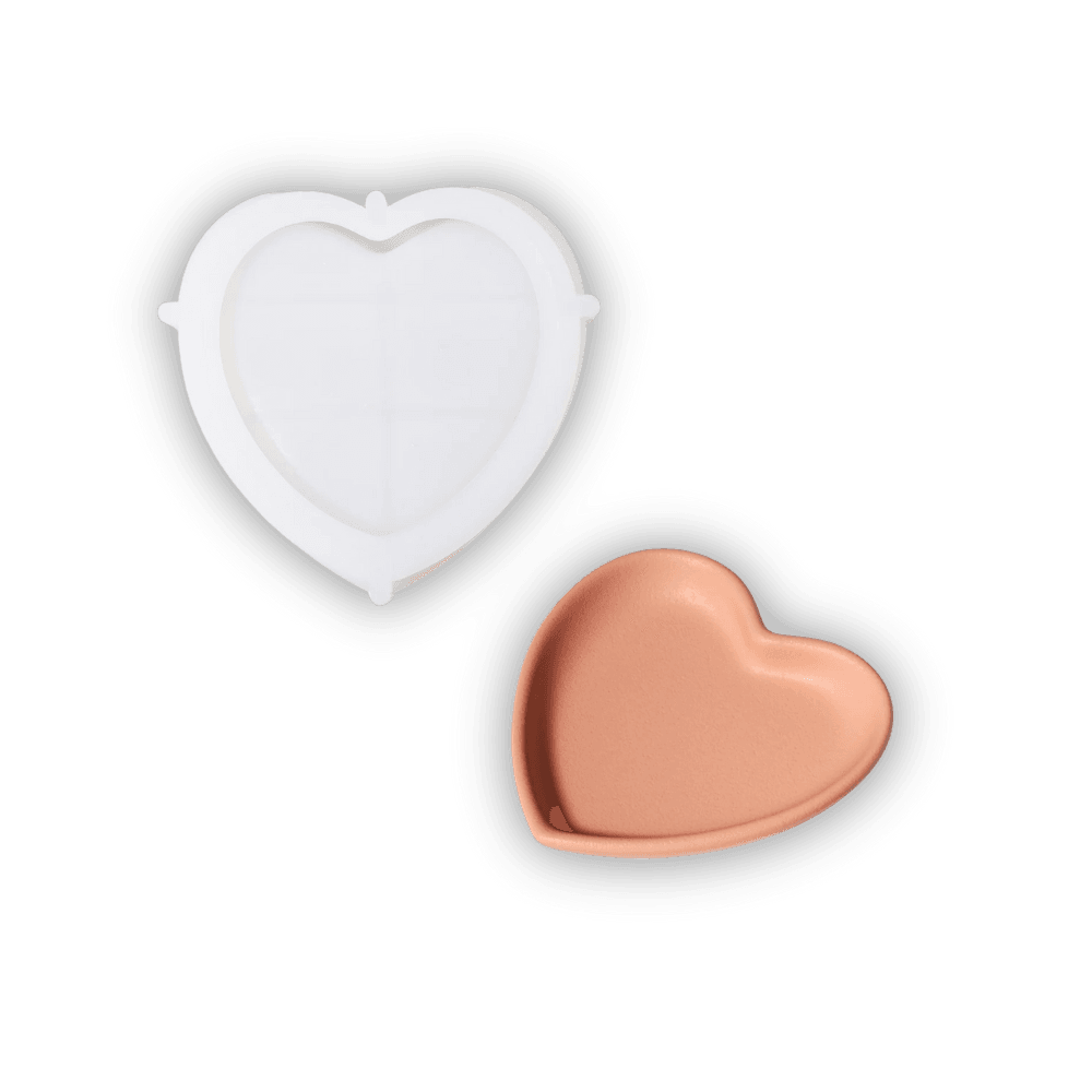 Boowan Nicole: Classic Heart Tray Silicone Mold - BohriAli.com