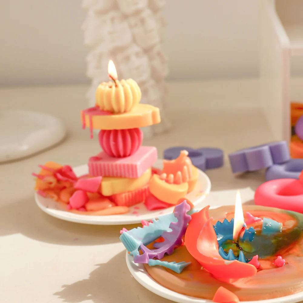 Boowan Nicole: 2.2 cm Building Blocks Stackable Candle Silicone Mold - BohriAli.com