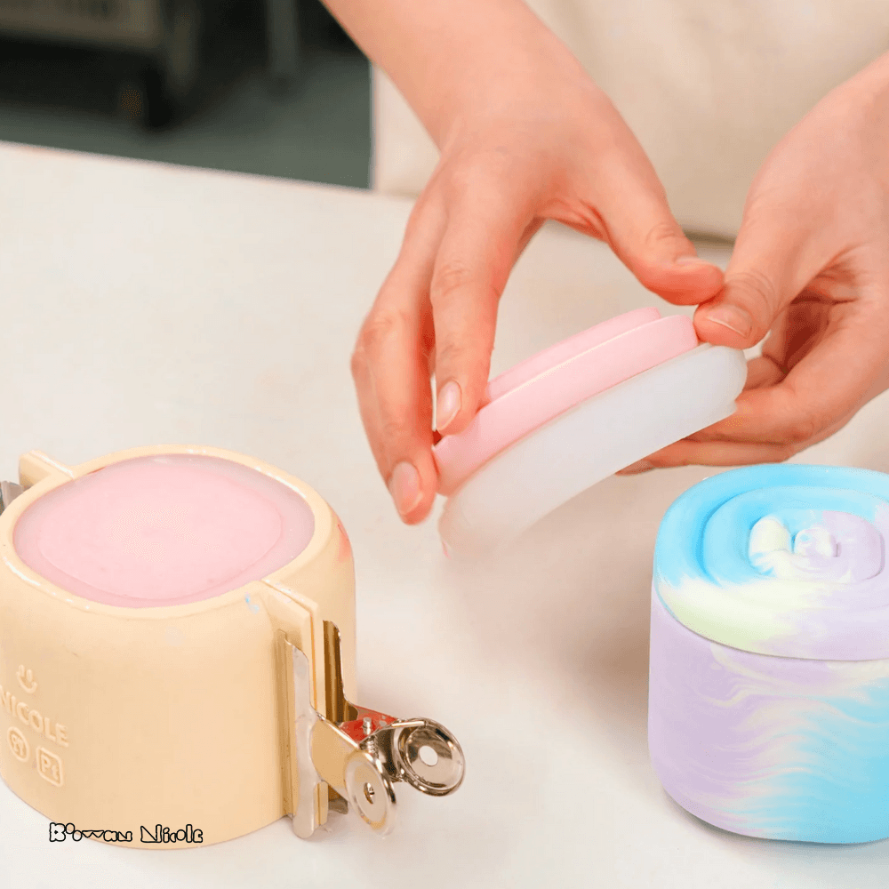 Boowan Nicole: Ripple Candle Jar Silicone Mould - BohriAli.com