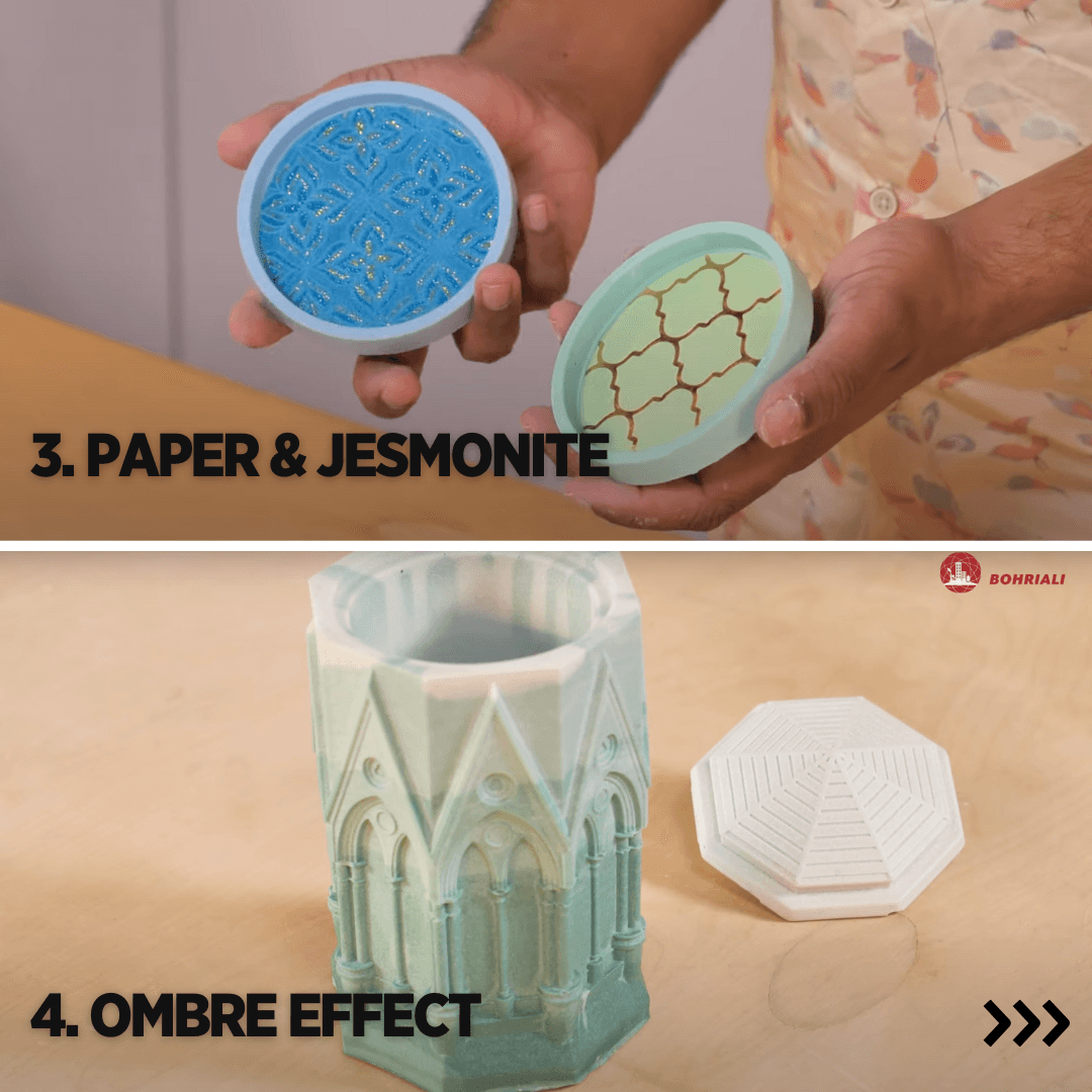 Master Jesmonite AC100: Creative Techniques for Art & Design | E-course - BohriAli.com
