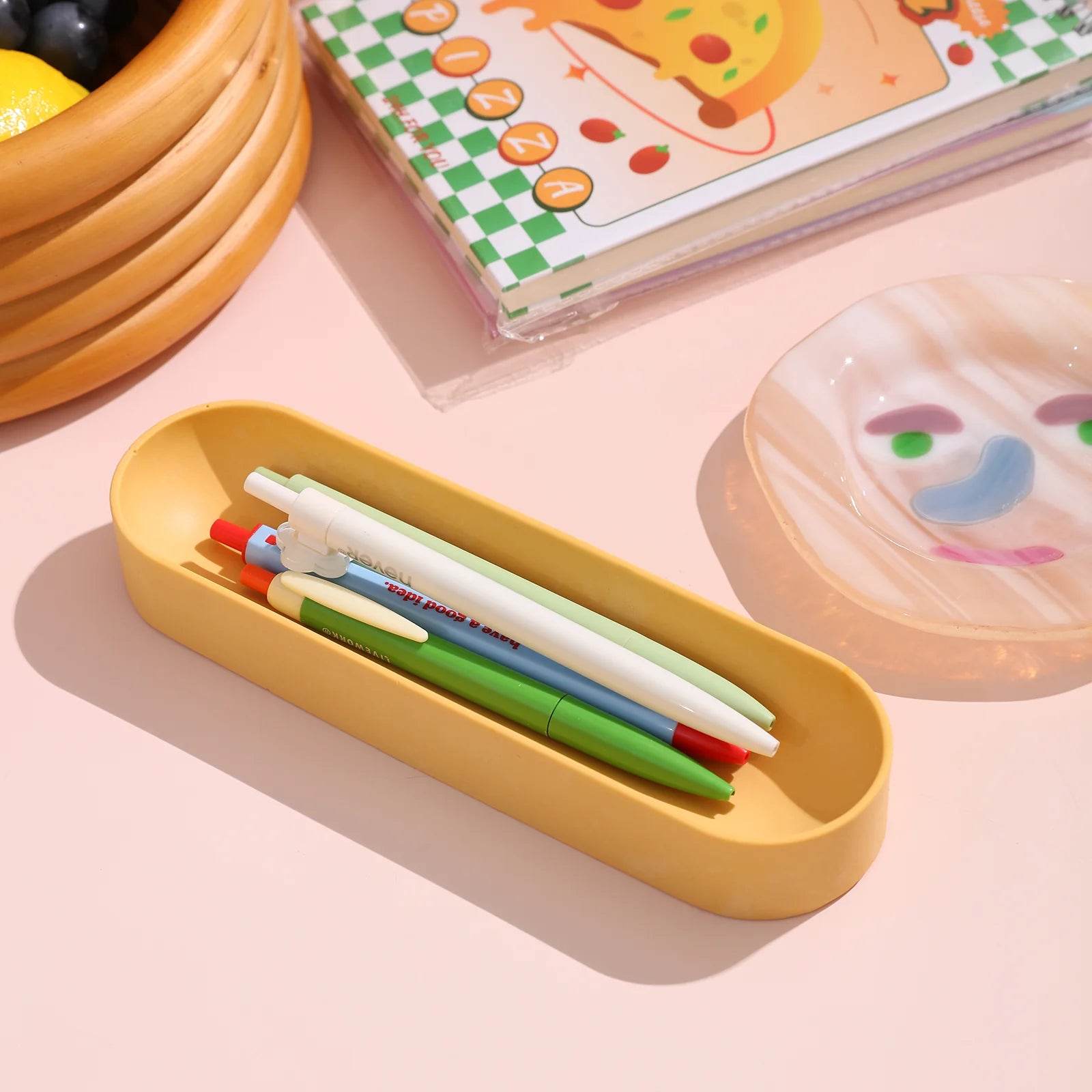 Boowan Nicole: Long Shaped Pen Organizer Silicone Mold - BohriAli.com