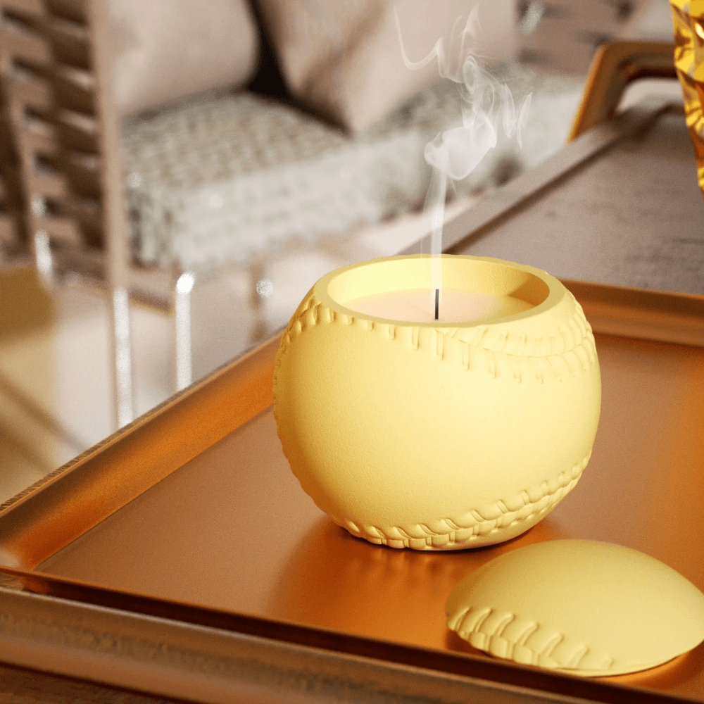 Boowan Nicole: UP Vibe X Boowan Nicole | Sports Series: Baseball Candle Jar Silicone Mold - BohriAli.com