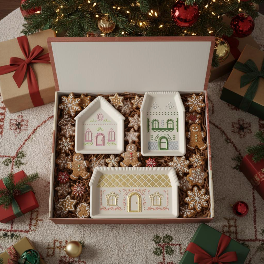 Boowan Nicole: Gingerbread Cottage Tray Silicone Mold Collection