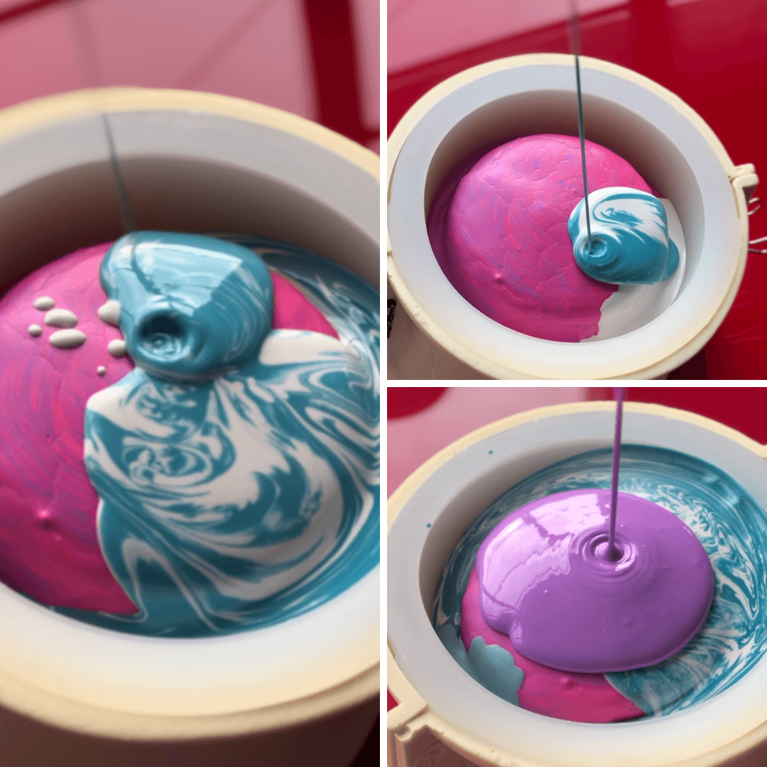 Neon Marble Planter - BohriAli.com