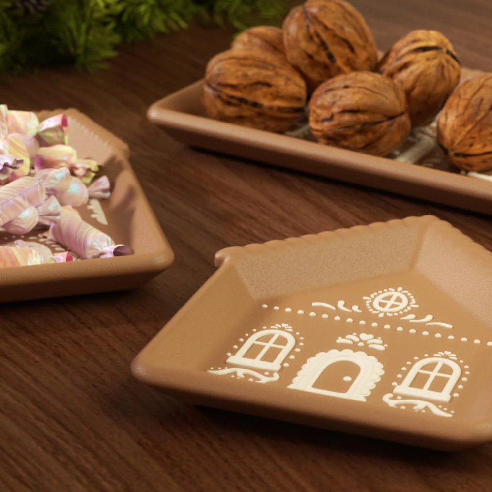 Boowan Nicole: Gingerbread Cottage Tray Silicone Mold Collection