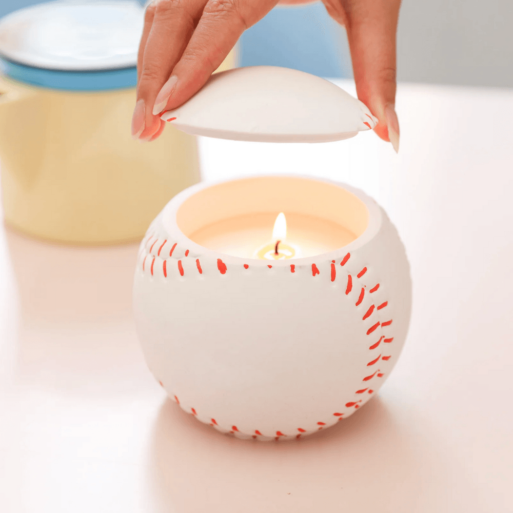 Boowan Nicole: UP Vibe X Boowan Nicole | Sports Series: Baseball Candle Jar Silicone Mold - BohriAli.com