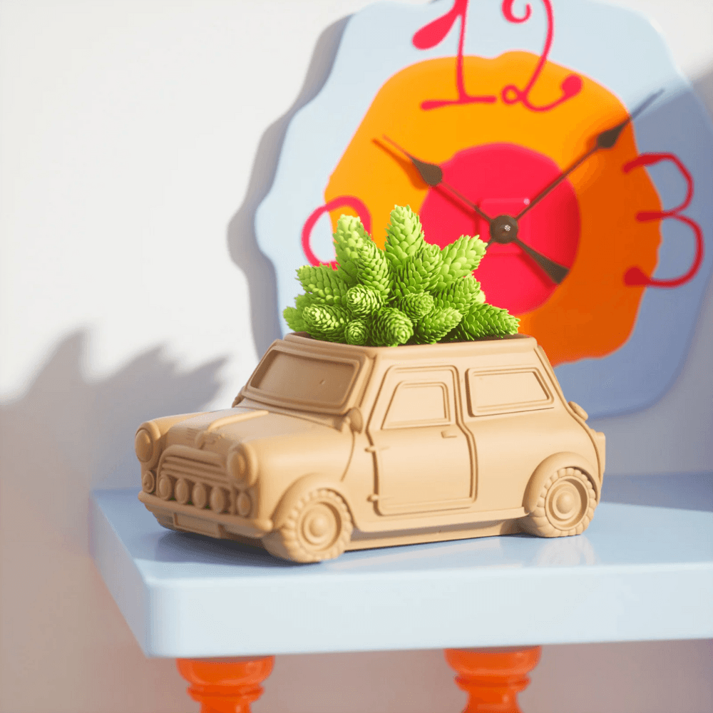 Boowan Nicole: Retro-styled Car-Shaped Plant Pot Silicone Mould - BohriAli.com