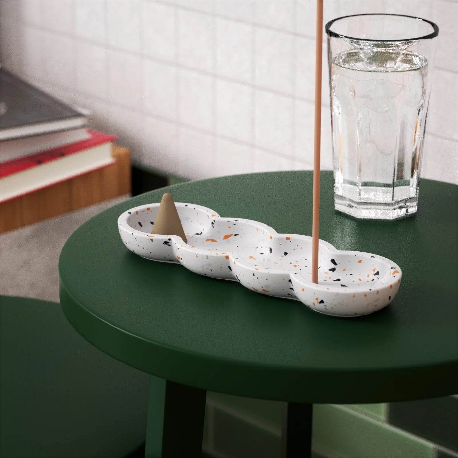 Boowan Nicole: Pea Shape Concrete Incense Holder Silicone Mold - BohriAli.com
