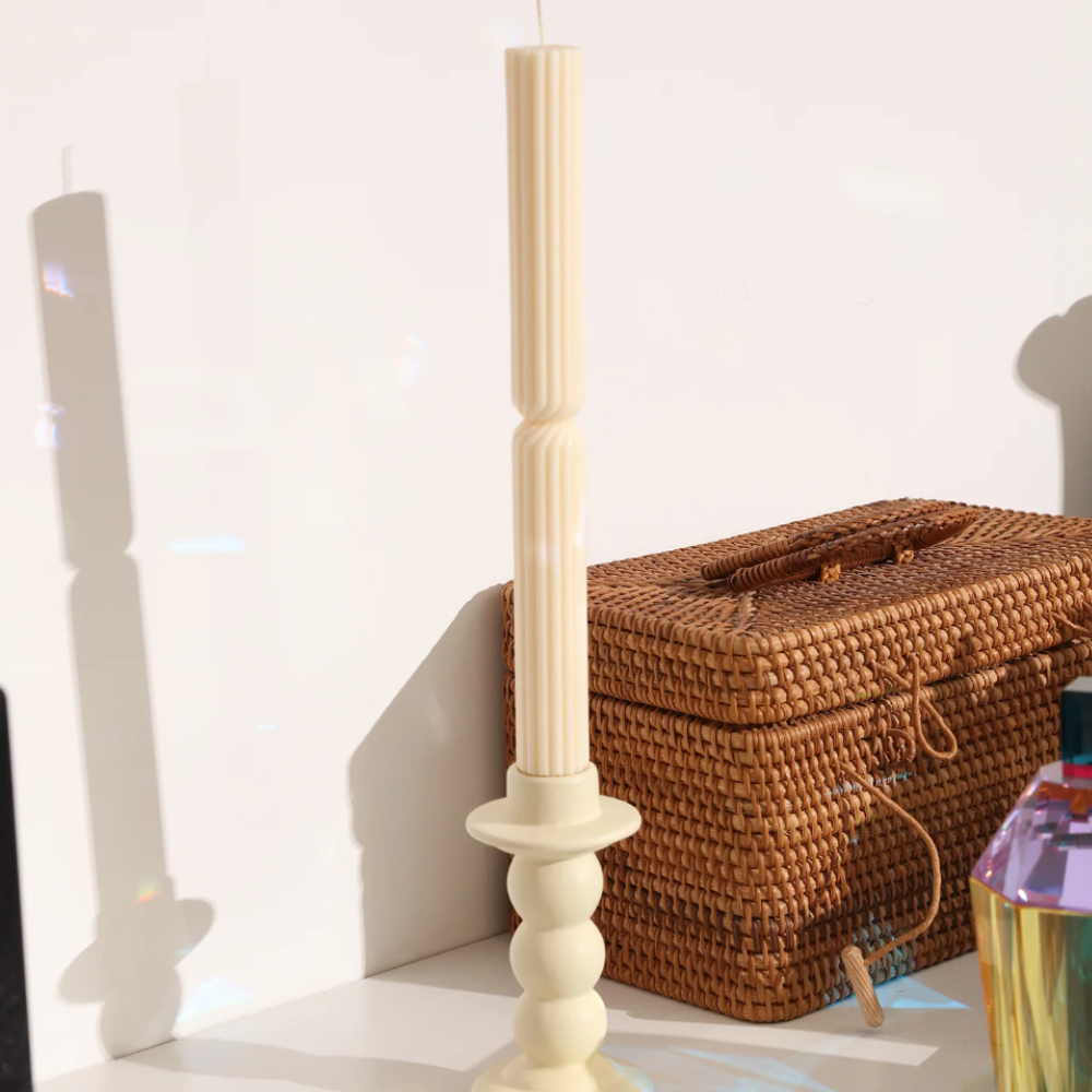 Boowan Nicole: Doric Pillar Taper Candle Silicone Mould