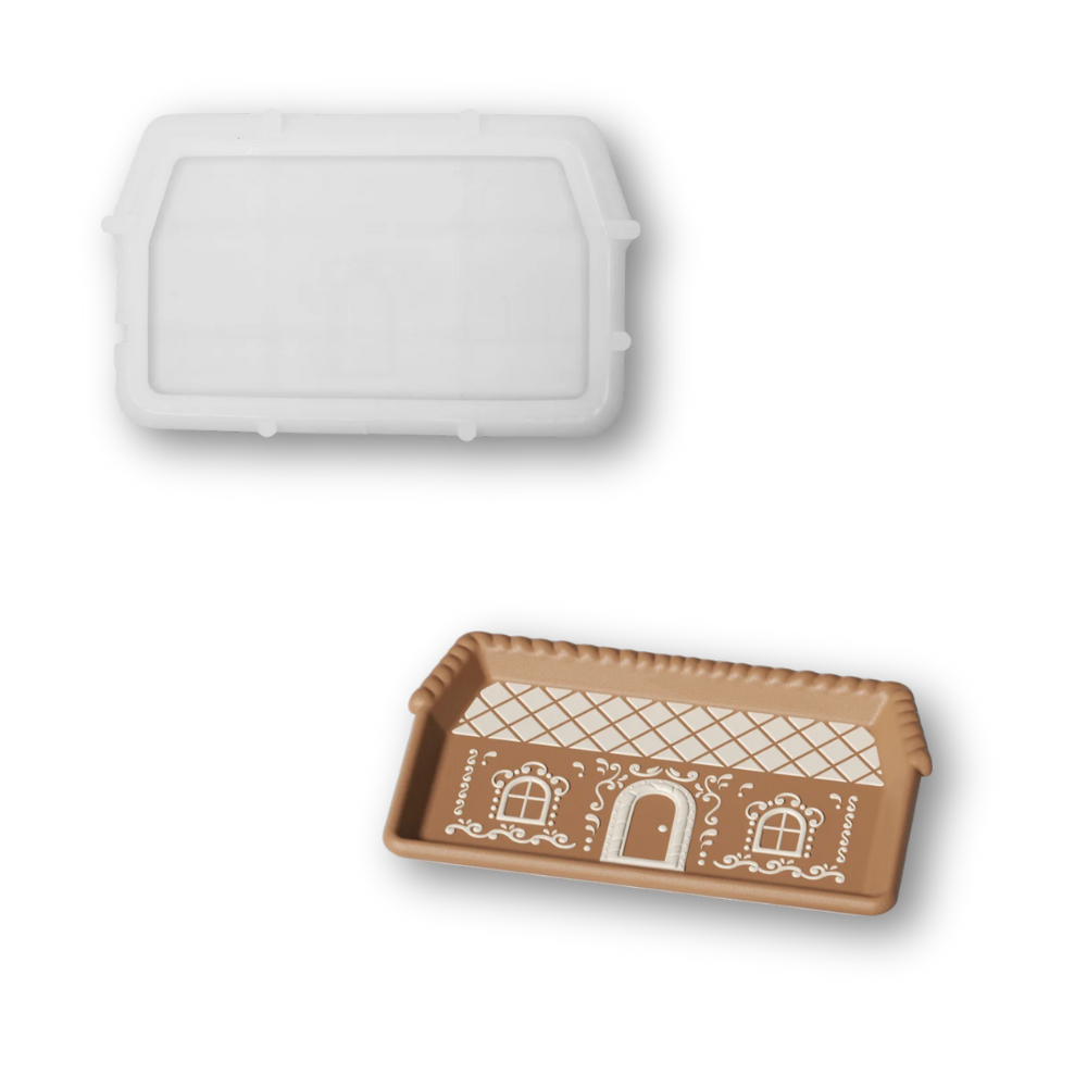 Boowan Nicole: Gingerbread Cottage Tray Silicone Mold Collection