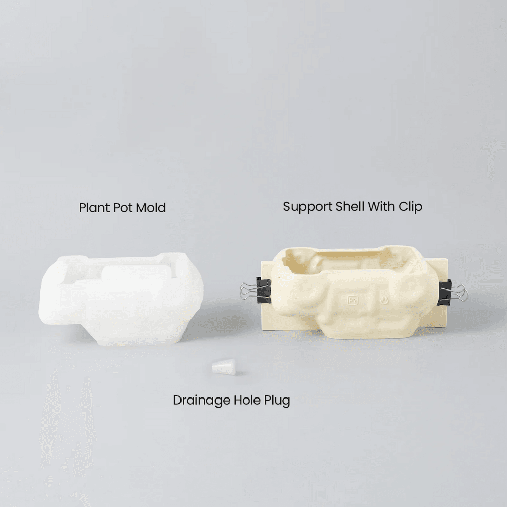 Boowan Nicole: Retro-styled Car-Shaped Plant Pot Silicone Mould - BohriAli.com