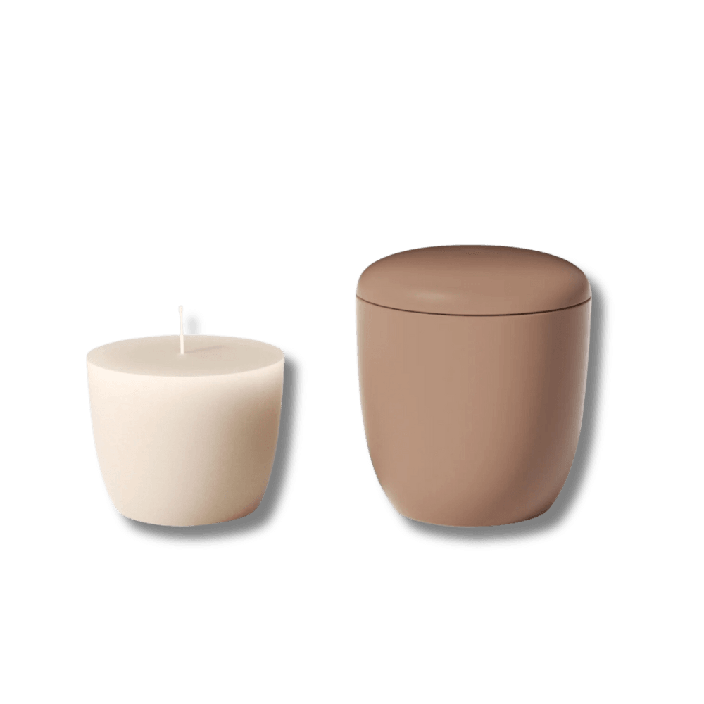 Boowan Nicole: Modern Pebble Candle Jar Silicone Mould (No inner mould) - BohriAli.com