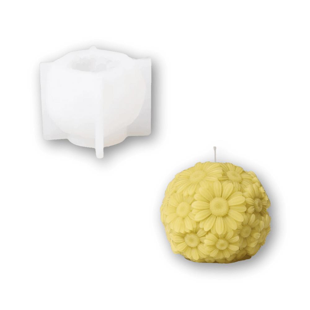 Boowan Nicole: Whispering Floral Orbs Candle Silicone Mould Collection - BohriAli.com