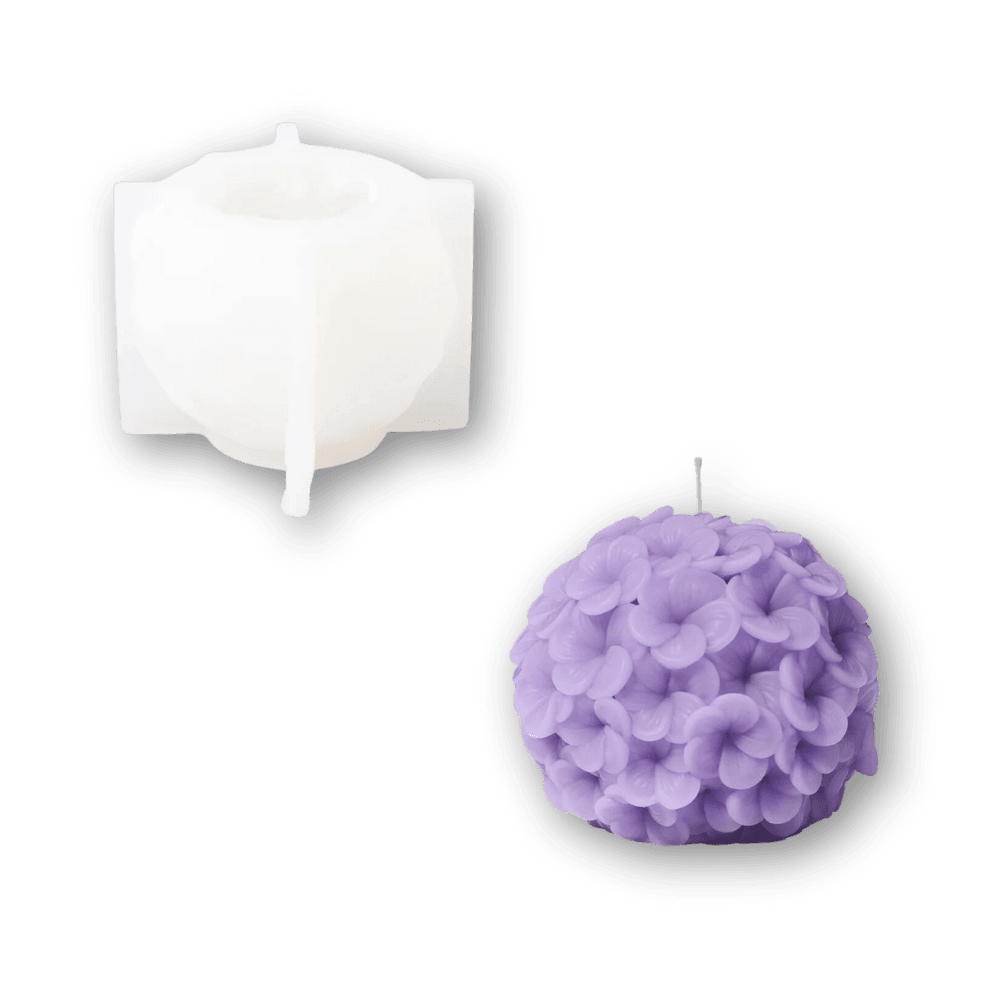 Boowan Nicole: Whispering Floral Orbs Candle Silicone Mould Collection - BohriAli.com