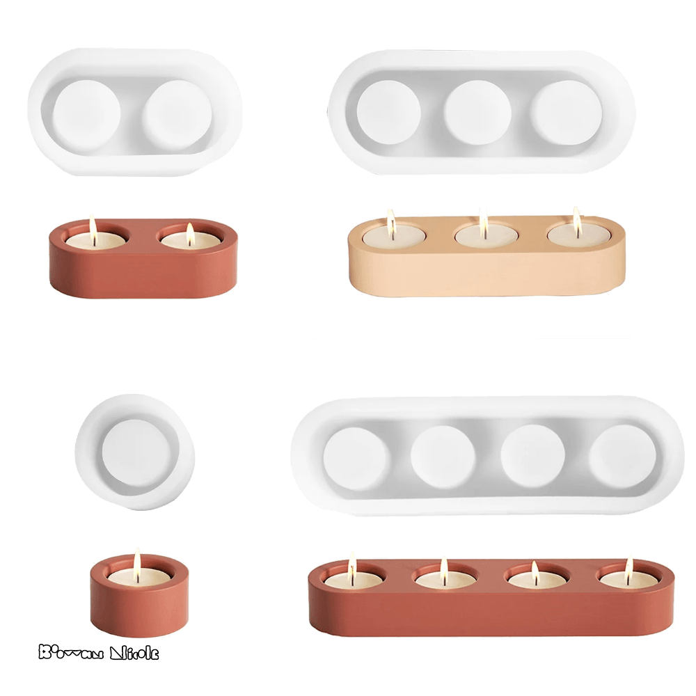 Boowan Nicole: Tealight Candle Holder Silicone Mould - BohriAli.com