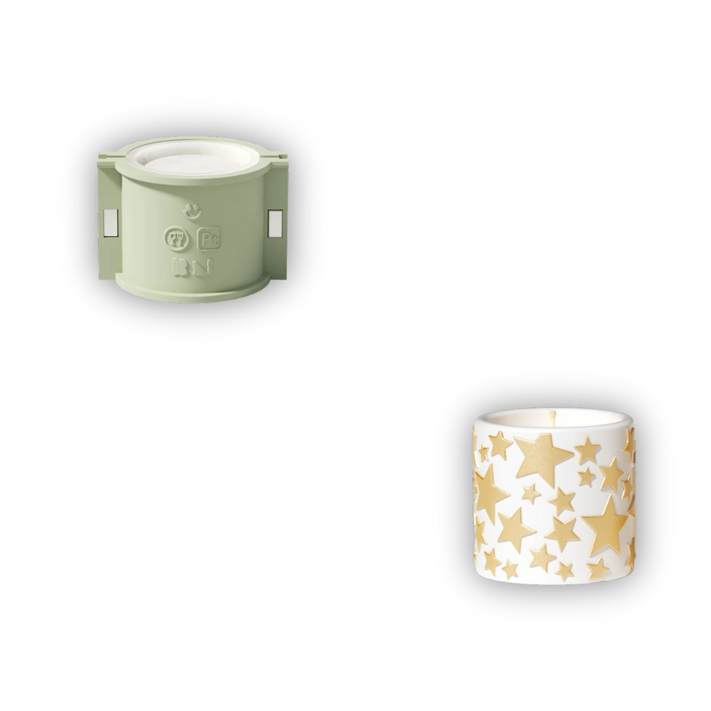 Boowan Nicole: Starlit Wishes Candle Jar Silicone Mold