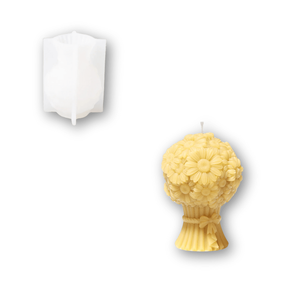 Boowan Nicole: Bouquet Flourishing Candle Silicone Mould Collection - BohriAli.com