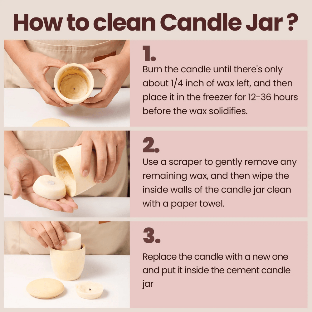 Boowan Nicole: Modern Pebble Candle Jar Silicone Mould (No inner mould) - BohriAli.com
