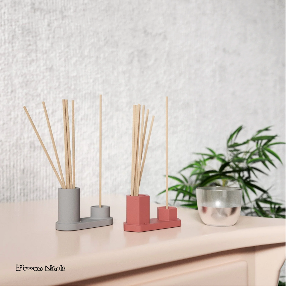 Boowan Nicole: Incense Holder Silicone Mould