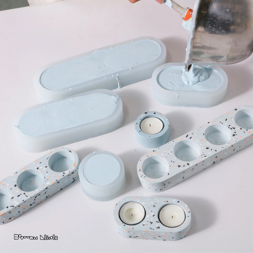 Boowan Nicole: Tealight Candle Holder Silicone Mould