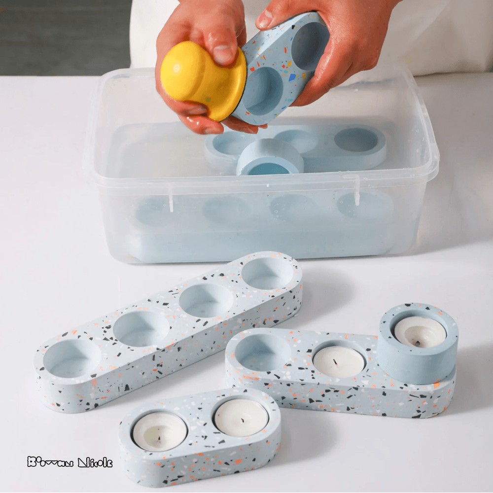 Boowan Nicole: Tealight Candle Holder Silicone Mould - BohriAli.com