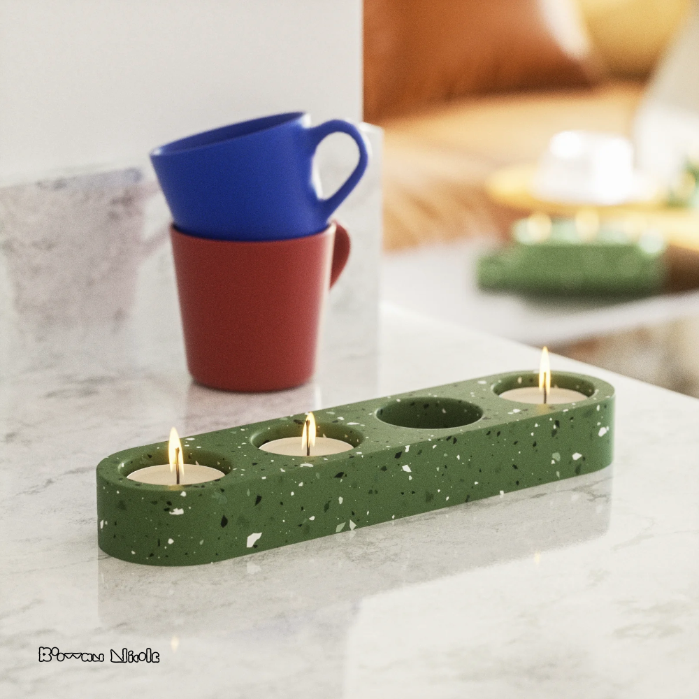 Boowan Nicole: Tealight Candle Holder Silicone Mould