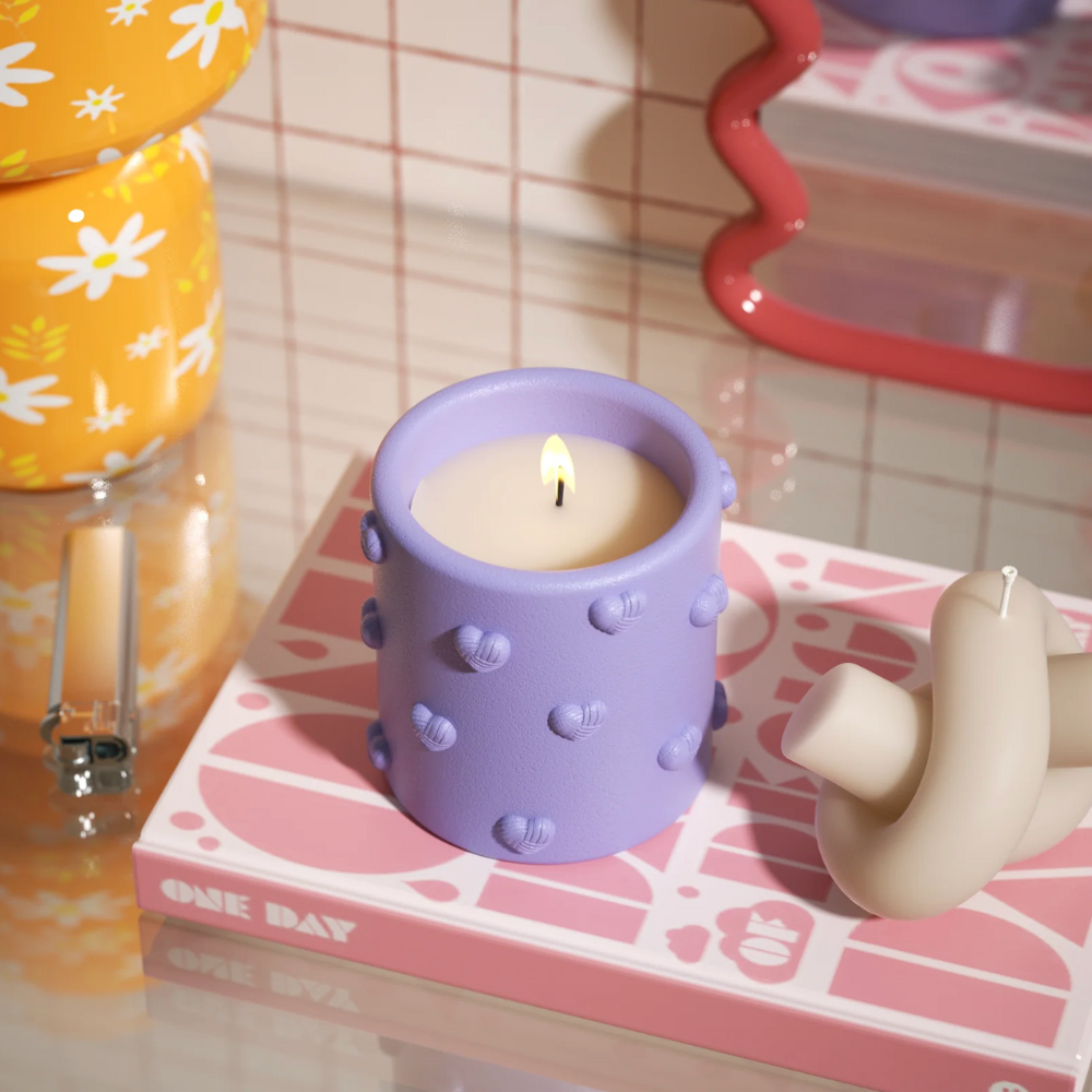 Boowan Nicole: Embrace of Love Heart Candle Jar Silicone Mold (without refill mould)