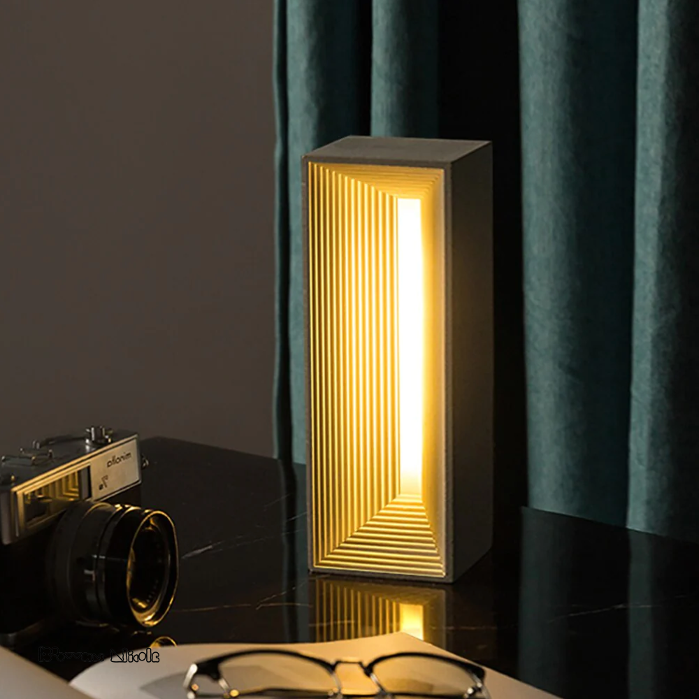 Boowan Nicole: Ladder of Light Concrete Table Lamp Silicone Mould (Mould + Accessories)
