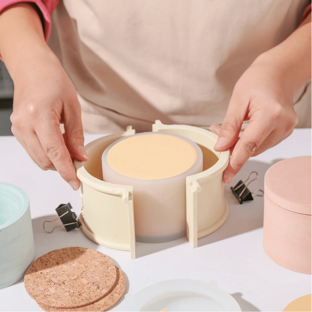 Boowan Nicole: Pepper Please Studio X Boowan Nicole | Elegance Candle Jar Silicone Mould - BohriAli.com