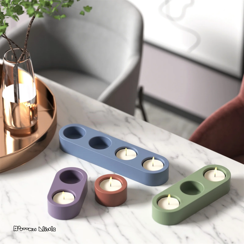 Boowan Nicole: Tealight Candle Holder Silicone Mould