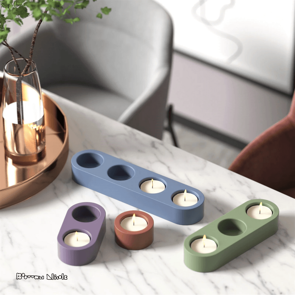 Boowan Nicole: Tealight Candle Holder Silicone Mould - BohriAli.com