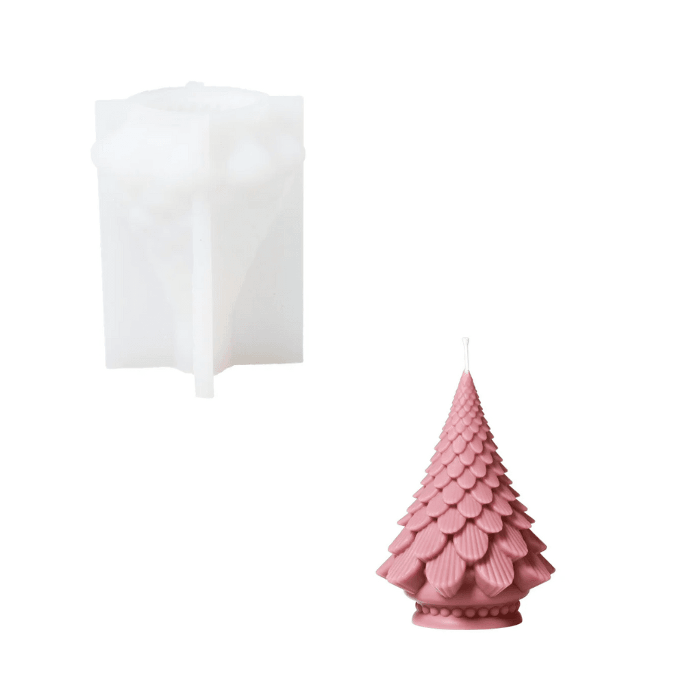 Boowan Nicole: Pinecone Christmas Tree Candle Silicone Mold - BohriAli.com
