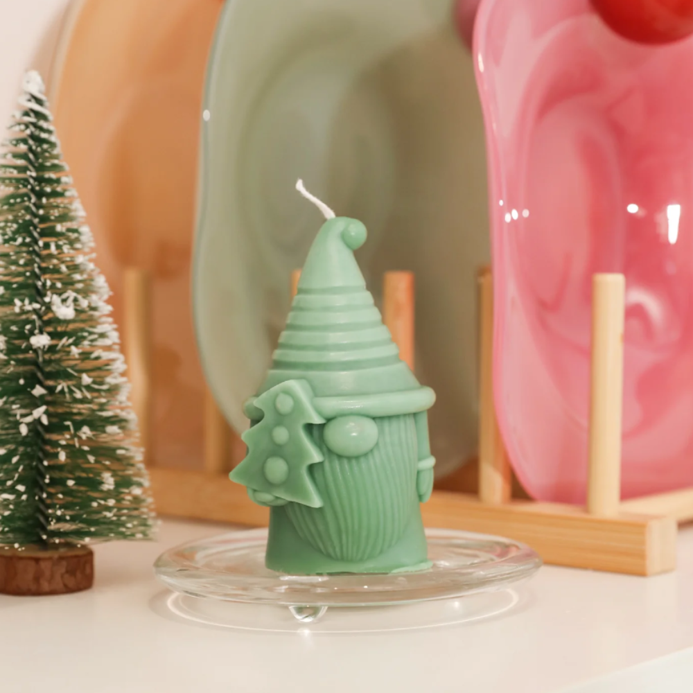 Boowan Nicole: Christmas Hat-tastic Gnome Squad Candle Collection