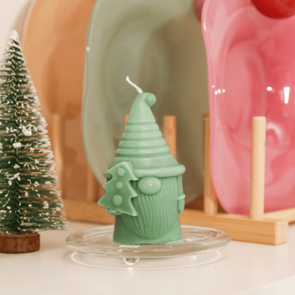 Boowan Nicole: Christmas Hat-tastic Gnome Squad Candle Collection - BohriAli.com