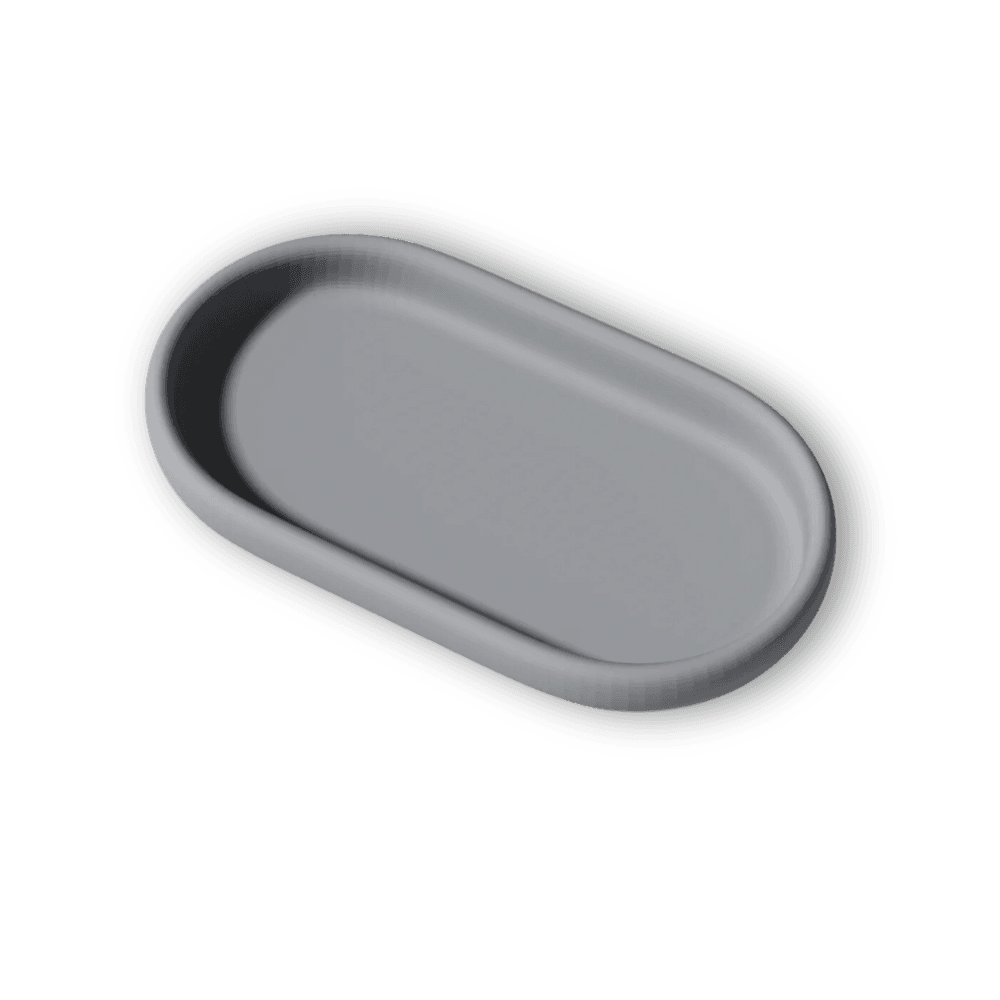 Boowan Nicole: Minimalist Oval Tray Silicone Mould - BohriAli.com