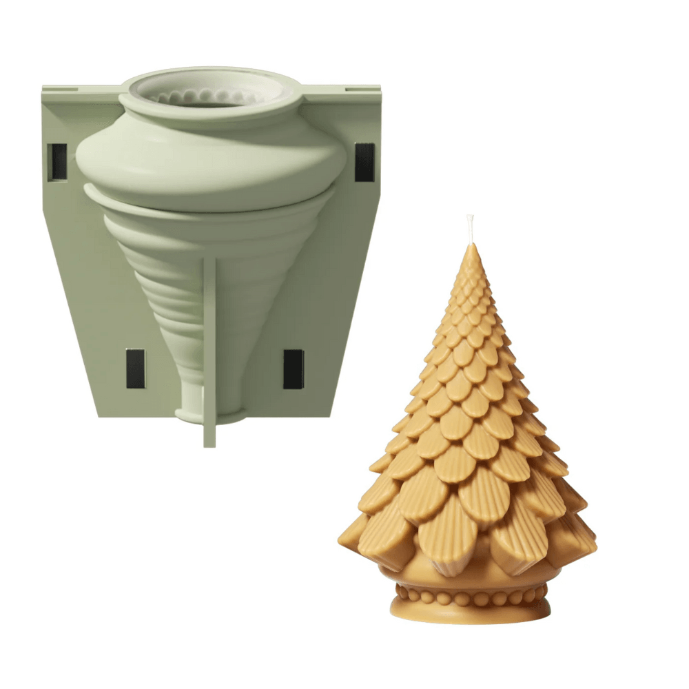 Boowan Nicole: Pinecone Christmas Tree Candle Silicone Mold - BohriAli.com