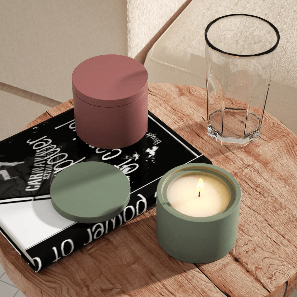 Boowan Nicole: Pepper Please Studio X Boowan Nicole | Elegance Candle Jar Silicone Mould - BohriAli.com