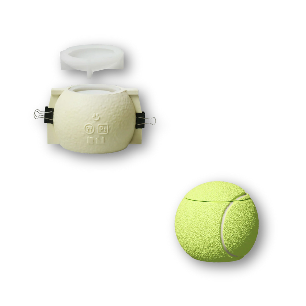 Boowan Nicole: Tennis Ace Candle Jar Silicone Mold