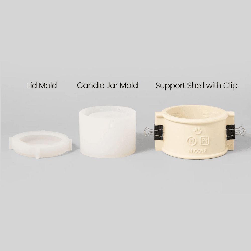 Boowan Nicole: Pepper Please Studio X Boowan Nicole | Elegance Candle Jar Silicone Mould - BohriAli.com