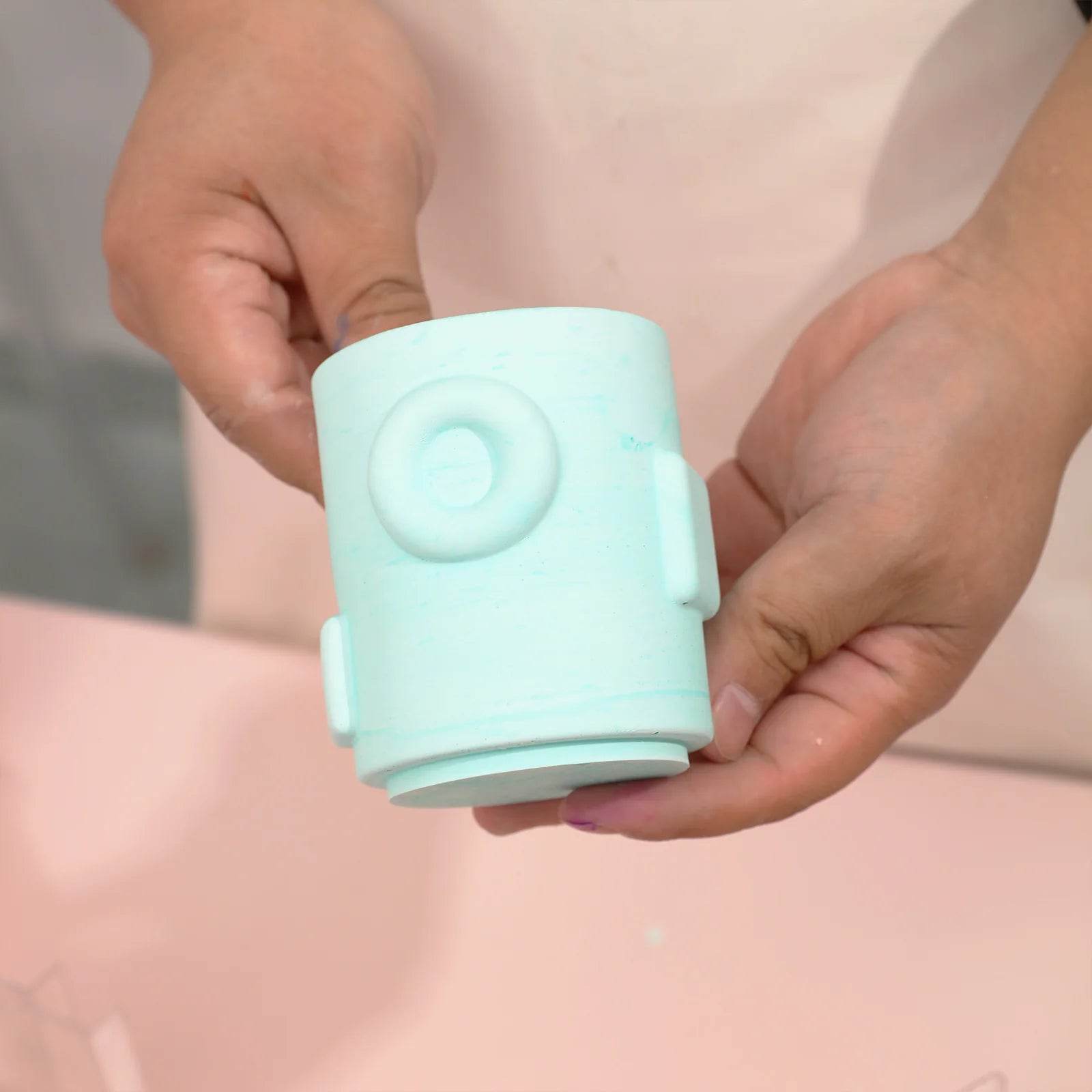 Boowan Nicole: Geometric Candle Jar with Lid Silicone Mould - BohriAli.com