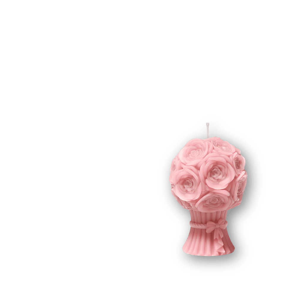 Boowan Nicole: Bouquet Flourishing Candle Silicone Mould Collection - BohriAli.com