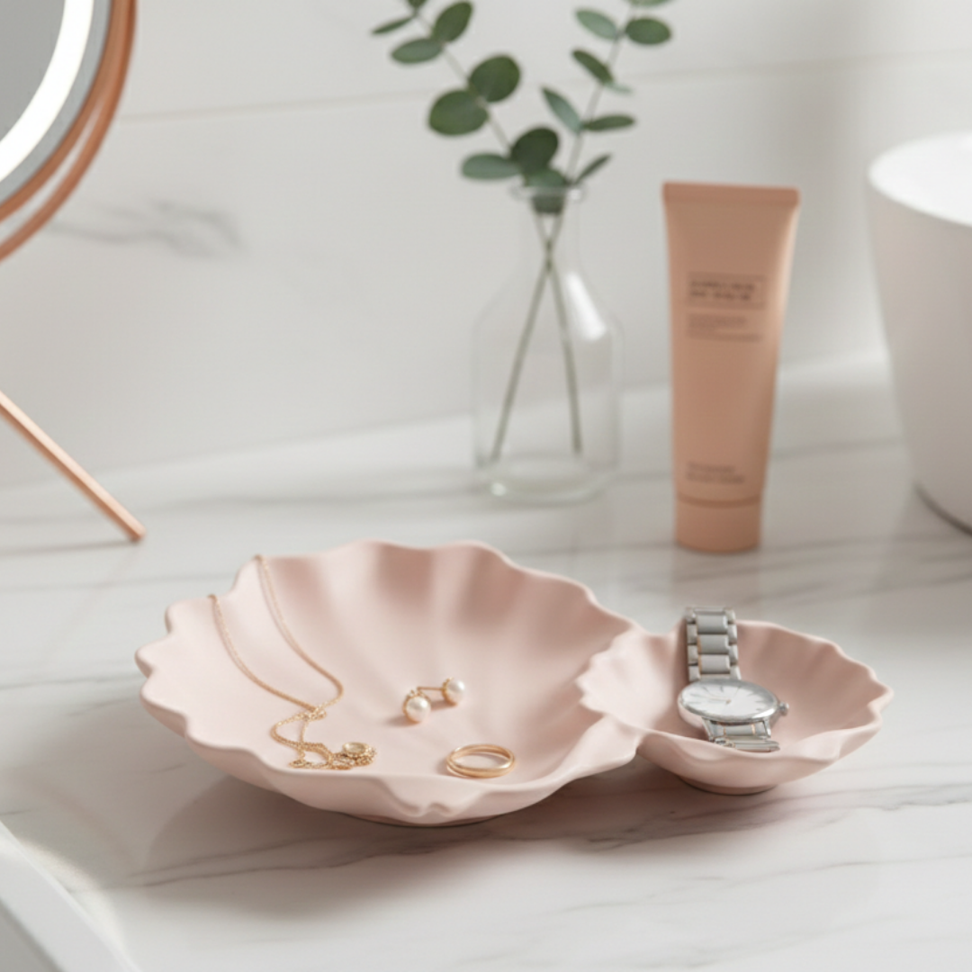 Scallop Shell Duo Dish Mould | For Concrete | Jesmonite®️| Resin