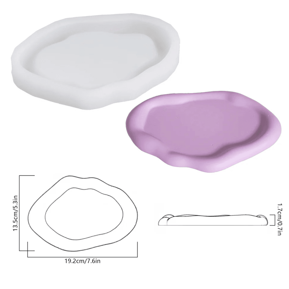 Boowan Nicole: Jewellery Storage & Concrete Tray Silicone Mould - BohriAli.com